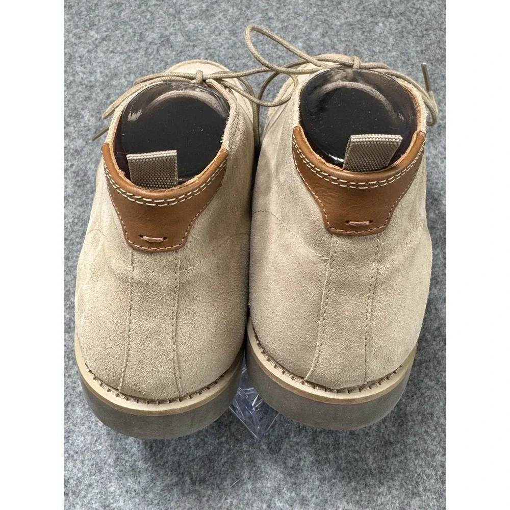 Men's Suede Leather Chakka Shoes Size 10 By Flag Ltd Nappa Glove‎ Tan NWOB